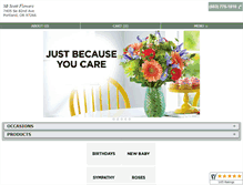 Tablet Screenshot of mtscottflowers.net